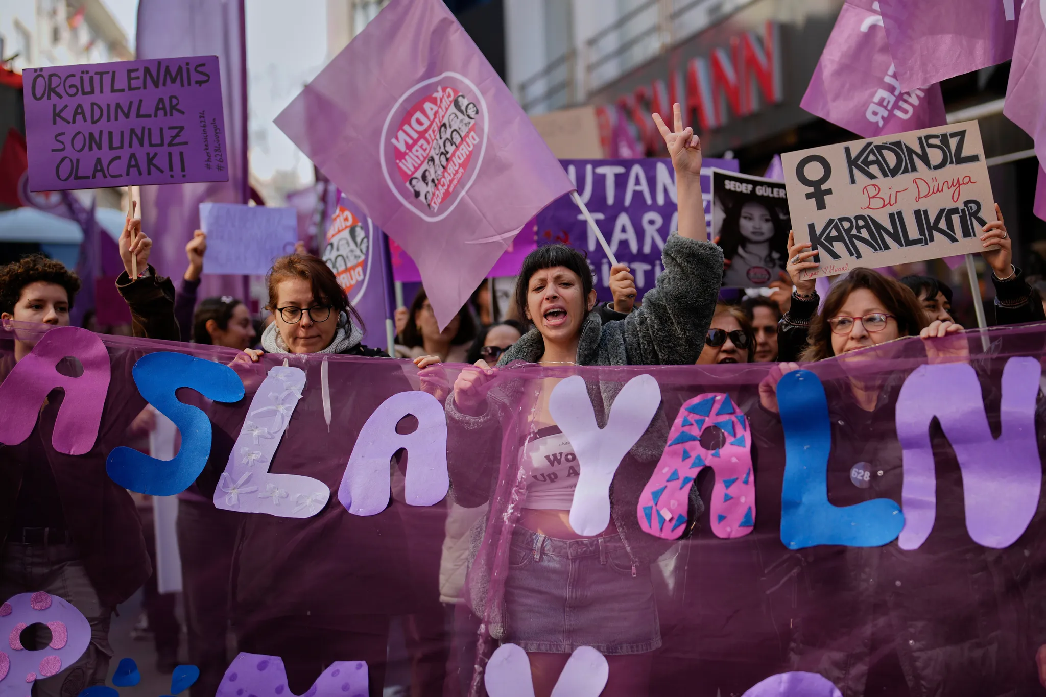 International Women’s Day Protests Highlight Global Fight for Women’s Rights