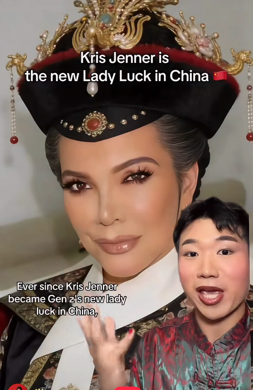 Kris Jenner, China’s New Fortune Charm